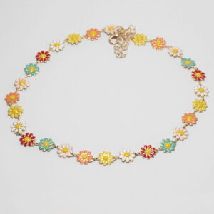 Κολιέ απο Αλόη με Χρωματιστά Λουλούδια